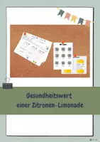 Vorschau - Arbeitsblätter - Qualitätsmerkmal Gesundheitswert -am Beispiel Zitronen Limo - Deckblatt