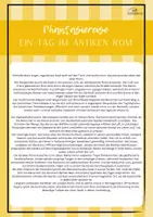 Vorschau - Stundenentwürfe - Ein Tag im antiken Rom - Phantasiereise - Seite 1