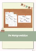 Vorschau - Arbeitsblätter - Die Wahlgrundsätze - Deckblatt