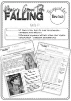 Vorschau - Arbeitsblätter - 4 Bericht verfassen: Lektüre: Pansy Grove Tale FALLING Kpt:8 - 9 - Deckblatt