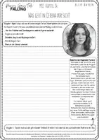 Vorschau - Arbeitsblätter - 6 Innerer Monolog: Lektüre Pansy Grove Tale FALLING Kapitel 14 - Deckblatt
