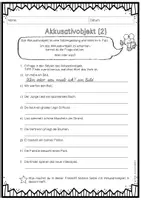 Vorschau - Arbeitsblätter - Satzglieder: Akkusativobjekt - 4. Fall (mit Lösungen) - Seite 3