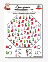 Vista previa - Tarjetas / Manipulativos - Pasatiempos Navideños - Actividades Cognitivas - página 2