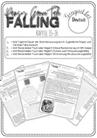 Vorschau - Arbeitsblätter - 7 Erörterung - Social Media: Lektüre FALLING Kapitel 15-16 - Deckblatt