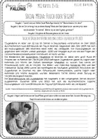 Vorschau - Arbeitsblätter - 7 Erörterung - Social Media: Lektüre FALLING Kapitel 15-16 - Seite 2