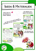 Vorschau - Stationenlernen - Lesekartei - 1. Klasse - Leseförderung - Lesespiel - Freiarbeit - Seite 1