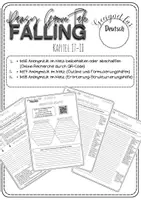 Vorschau - Arbeitsblätter - 8 Erörterung: Anonymität im Netz - Lektüre FALLING (17-18) - Deckblatt