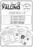 Vorschau - Arbeitsblätter - Materialpaket: Lektüre Lesequiz - Pansy Grove Tale FALLING - Deckblatt
