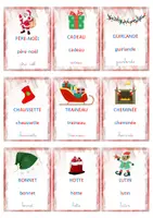 Aperçu - Préparation de séance / Séance complète - Cartes Nomenclature Montessori Images de Noel MySchoolette - Page 1