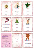 Aperçu - Préparation de séance / Séance complète - Cartes Nomenclature Montessori Images de Noel MySchoolette - Page de couverture
