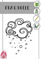 Vorschau - Arbeitsblätter - FRAU HOLLE - differenzierte Arbeitsblätter mit Buchstabeneinführung Hh (Klasse 1 und 2) - Seite 1