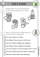 Vorschau - Arbeitsblätter - FRAU HOLLE - differenzierte Arbeitsblätter mit Buchstabeneinführung Hh (Klasse 1 und 2) - Seite 3