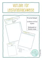 Vorschau - Test - Freebie Vorlage Proben inkl. LRS, Legasthenie, Nachteilsausgleich, Notenschutz zum Ankreuzen - Deckblatt