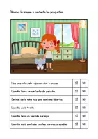 Vista previa - Hojas de trabajo - CUADERNO 1 DE COMPRENSIÓN LECTORA CON RESPUESTAS DE SÍ O NO - página 2
