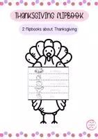 Vorschau - Arbeitsblätter - THANKSGIVING FLIPBOOK - Deckblatt