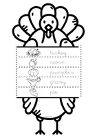 Vorschau - Arbeitsblätter - THANKSGIVING FLIPBOOK - Seite 1