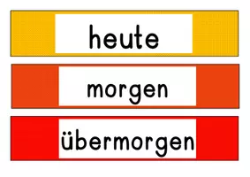 Vorschau - Mal- und Bastelvorlagen - Wochentage Aushänge Bastelvorlage Wochenkrone - Seite 3