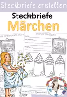 Vorschau - Arbeitsblätter - Märchen - Steckbriefe und Merkmale - Deckblatt