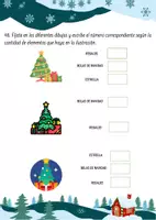 Vista previa - Hojas de trabajo - Cuadernillo Especial Navidad (5 hojas) - página 1
