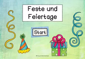 Vorschau - Interaktives Material - Feste und Feiertage (interkulturell): Interaktive PDF (Klasse 1/2) - Seite 3