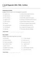 anteprima - Esercizi - F. Scott Fitzgerald (1896-1940) - Scrittore - Pagina 1