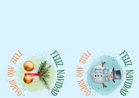 Vista previa - Manualidades / Dibujos para colorear - Postales de Navidad - página 2