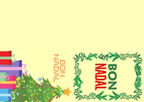 Vista previa - Manualidades / Dibujos para colorear - Postals de Nadal - página 1