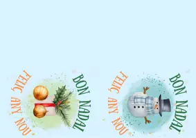 Vista previa - Manualidades / Dibujos para colorear - Postals de Nadal - página 2