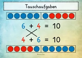 Vorschau - Poster - Wortspeicher - Tauschaufgabe - ZR 10 - Anfangsunterricht - Deckblatt