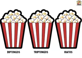 Vista previa - Refuerzo / NEE / Materiales de apoyo - Diptongos, triptongos e hiatos - página 1