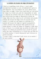 Aperçu - Feuilles d'exercices - Histoire - Piste de Lecture: La bataille de boules de neige - Page 2