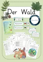 Vorschau - Unterrichtsreihen - Der Wald - differenzierte Unterrichtseinheit - Deckblatt