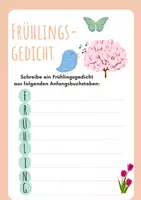 Vorschau - Arbeitsblätter - Materialpaket: 40 Akrostichons - Deckblatt