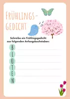 Vorschau - Arbeitsblätter - Materialpaket: 40 Akrostichons - Seite 1