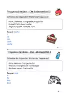 Vorschau - Arbeitsblätter - Treppenschreiben Lebensmittel - Seite 2