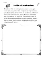 Aperçu - Apprentissages en autonomie - Je lis et je dessine - 2 textes / Read and Draw - Page de couverture