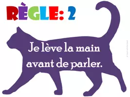 Aperçu - Affichage - Règlements de la classe - 7 affiches / FRENCH Classroom Rules Posters - Page 1