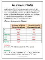 Aperçu - Préparation de séance / Séance complète - Pronoms réfléchis - Explications et exercices corrigés / French Pronouns - Page de couverture