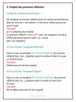 Aperçu - Préparation de séance / Séance complète - Pronoms réfléchis - Explications et exercices corrigés / French Pronouns - Page 1