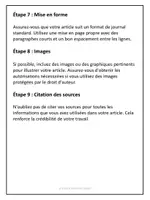 Aperçu - Préparation de séance / Séance complète - Écrire un article de journal : étapes, structure, et idées d'exercices. - Page 2