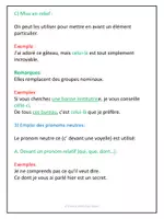 Aperçu - Préparation de séance / Séance complète - Pronoms démonstratifs - Explications et exercices /French Demonstrative Pronouns - Page 3