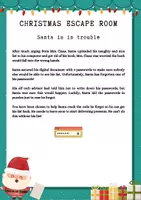 Vista previa - Juegos / Gamificación - CHRISTMAS ESCAPE ROOM - Portada