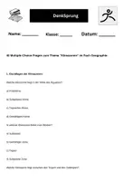 Vorschau - Arbeitsblätter - 40 Multiple-Choice-Fragen zum Thema Klimazonen im Fach Geographie - Seite 1