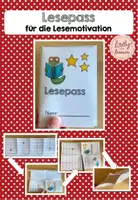 Vorschau - Arbeitsblätter - Lesepass - Deckblatt
