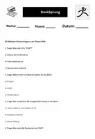 Vorschau - Arbeitsblätter - 50 Multiple Choice Fragen DNA (Biologie) - Seite 1
