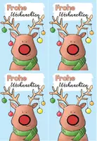 Vorschau - Bildkarten - Rentiernase | Weihnachtsgruß | Feriengruß zu Weihnachten - Seite 2