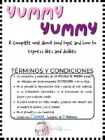 Vista previa - Unidades / Secuencias / Situaciones de Aprendizaje - FOOD: complete unit - Portada