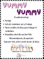 Vista previa - Unidades / Secuencias / Situaciones de Aprendizaje - FOOD: complete unit - página 1