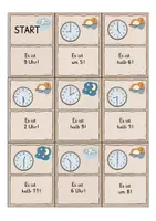 Vorschau - Spiele - Ich habe...Wer hat...? Die Uhr - Volle und halbe Stunden - Seite 2