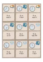 Vorschau - Spiele - Ich habe...Wer hat...? Die Uhr - Volle und halbe Stunden - Seite 3